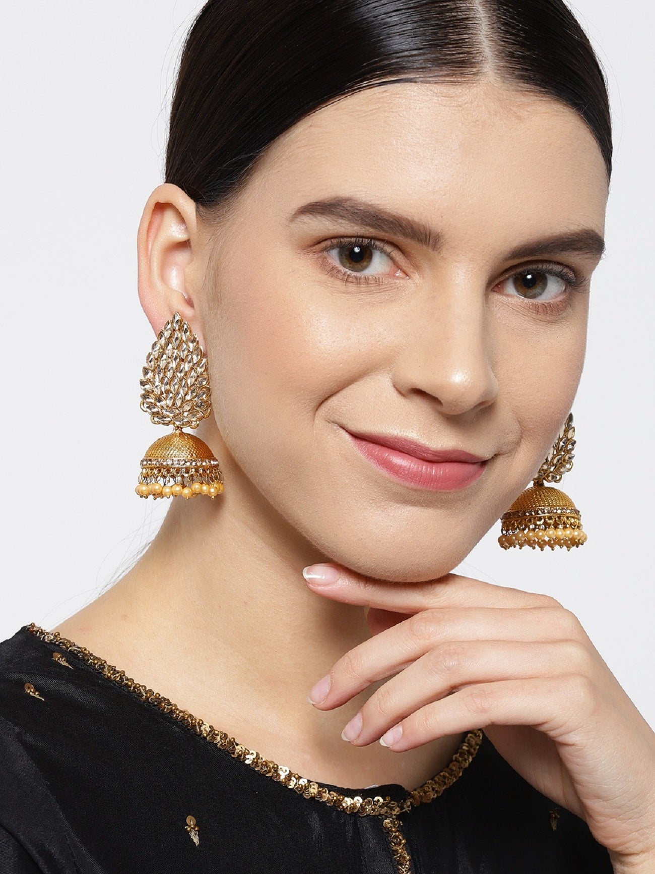 Buy Kercisbeauty Acrylic Gold Butterfly Earrings for Women Girls Laides  Gift Her Gold Jewelry Ear Dainty Drop Dangle Hoop Earrings (Yellow) at  Amazon.in